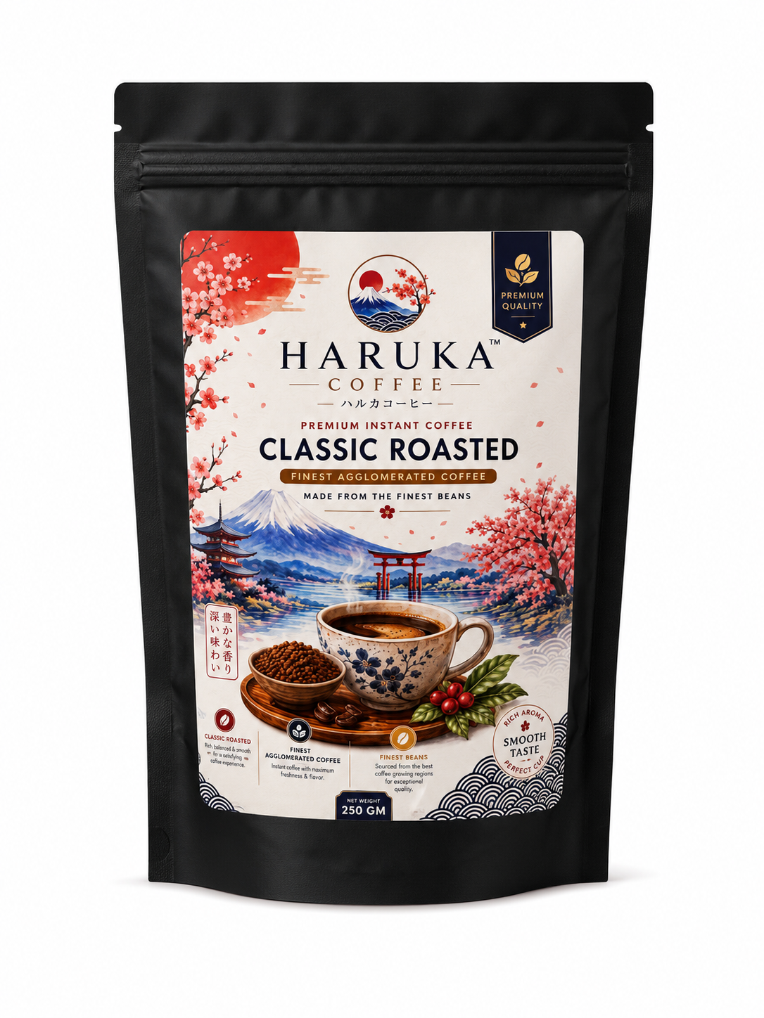 Premium Instant Coffee 250g | finest Instant Coffee | Rich Aroma & Strong Taste