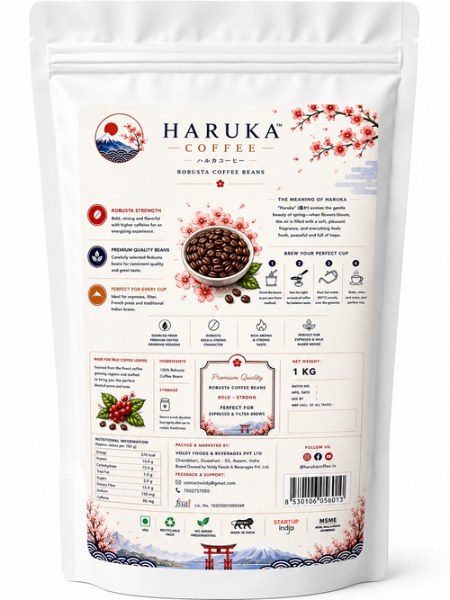 Premium Coffee Beans 1kg | Medium Dark Roast Finest Beans for Cafes, Restaurants & Offices | Rich Aroma | 100% Pure Coffee Beans